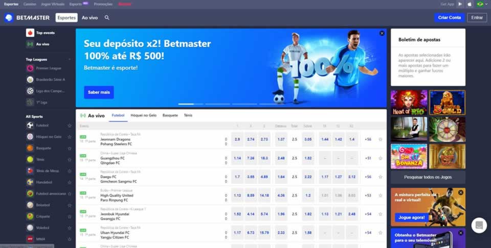 Esporte bet login
