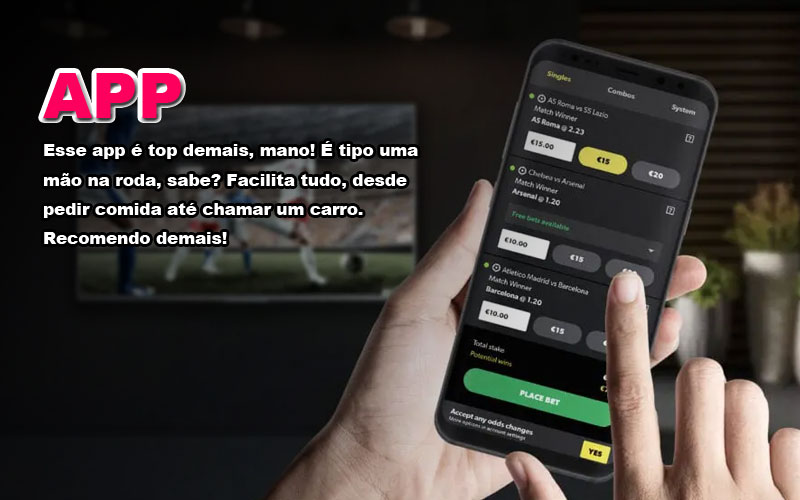 Aplicativo de aposta de jogo